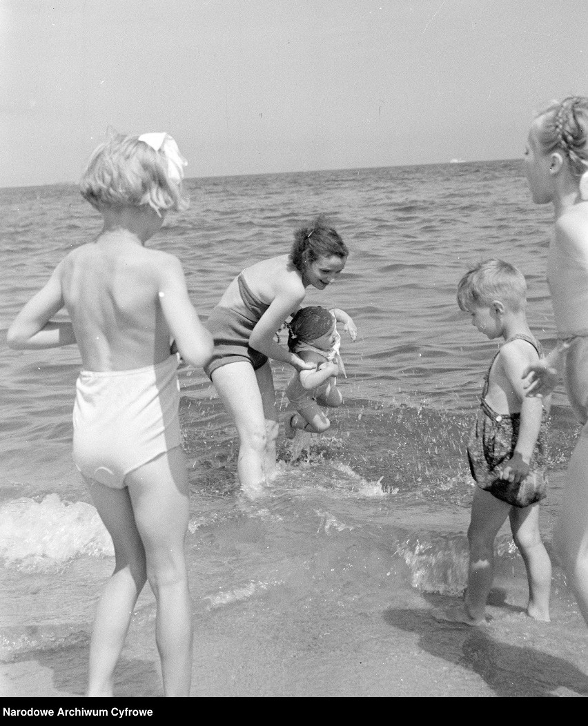 Wczasy nad morzem 1951 r.