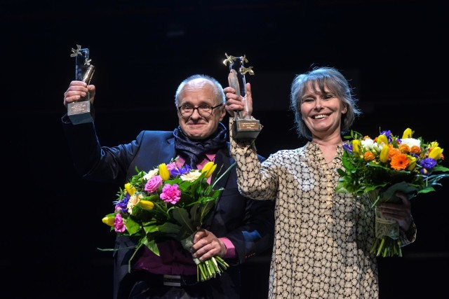 Europejski Poeta Wolności 2018. Islandzka poetka Linda Vilhjálmsdóttir laureatką Nagrody Literackiej Miasta Gdańska Europejski Poeta Wolności. Gala wręczenia nagrody w Teatrze Szekspirowskim, 25.03.2018