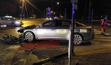 Wypadek na ul. Rokicińskiej. Zderzyły się dwie taksówki [zdjęcia]