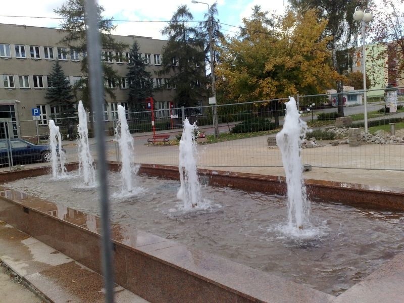 Nowa fontanna w Sokółce