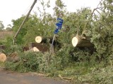 Fatalne skutki burzy. Pozrywane dachy, zatarasowane drogi (zdjęcia)