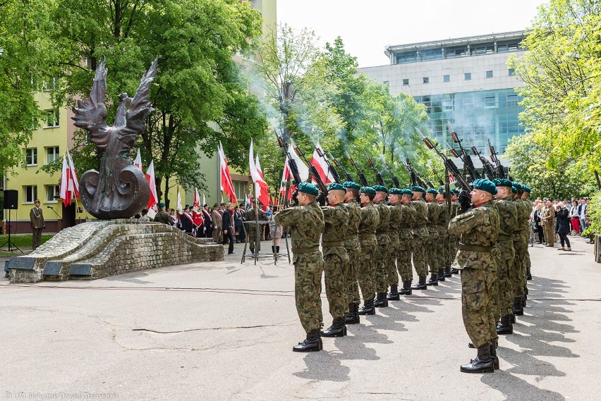 Uroczystości pod Pomnikiem Sił Zbrojnych na Zachodzie przy...