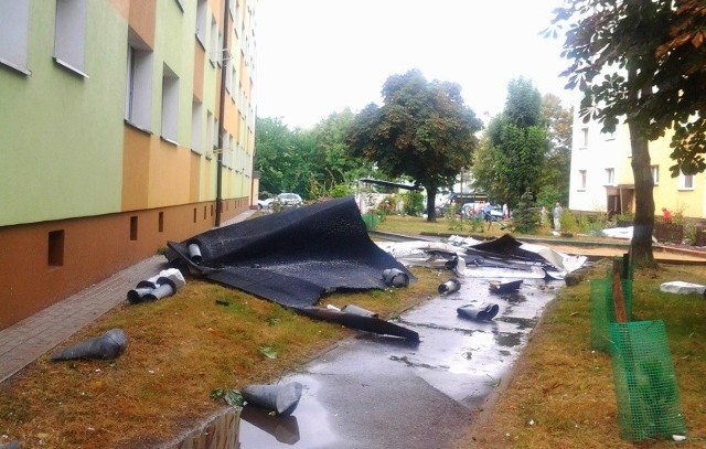 Nawałnica wywołała sporo zniszczeń na terenie Rzeszowa i okolic.