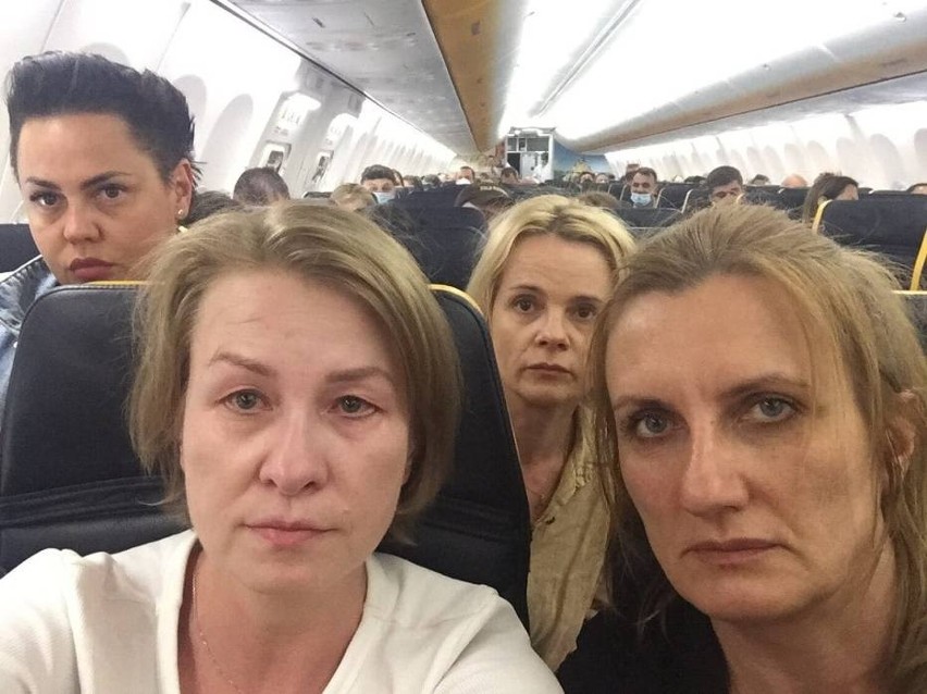 Podlasianki na podkładzie samolotu zatrzymanego w Mińsku...