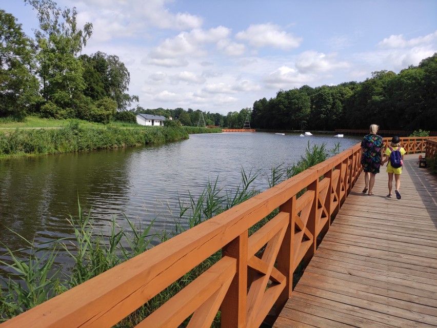 Lisowice - baseny zostaną ustawione nad zalewem w drugiej połowie czerwca