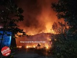Wielki pożar w Lipianach. Strażacy w akcji. Spłonęła stolarnia [ZDJĘCIA]