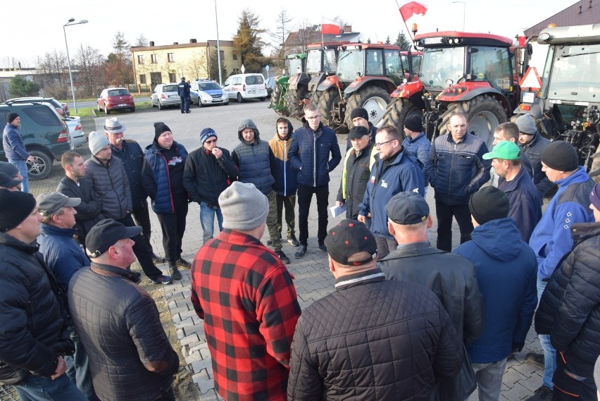 W piątek rano rozpoczął się protest rolników na terenie...