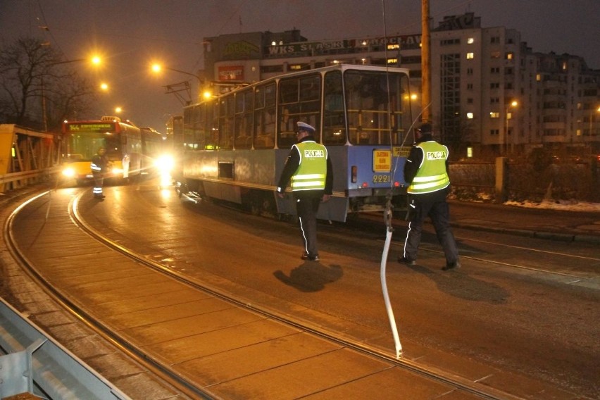 Awaria trakcji na moście Trzebnickim