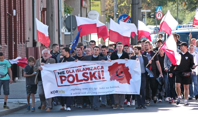 Manifestacja w Grudziądzu