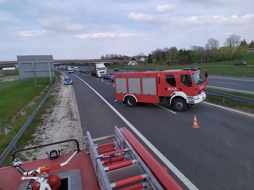 Seria wypadków na autostradzie A4 koło Tarnowa