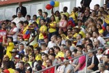 Kibice w Łodzi na meczu Kolumbia - Ukraina [zdjęcia]