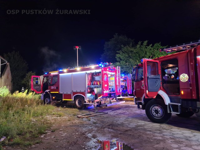 Tragiczny pożar pod Wrocławiem. Nie żyją trzy osoby. Spłonęła stodoła w Cieszycach