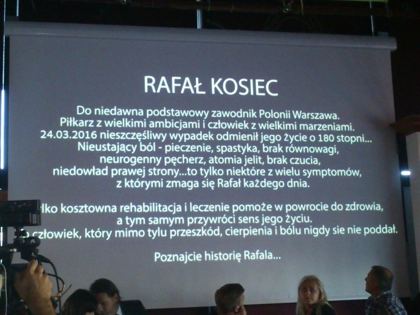 Konferencja prasowa przed meczem charytatywnym na rzecz...