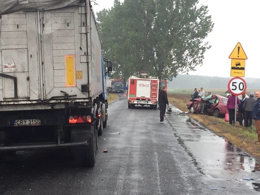 W Jasieniu doszło w poniedziałek do wypadku z udziałem...