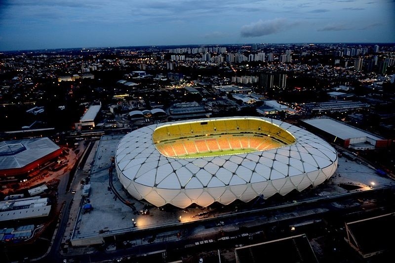 Arena da Amazônia - nowy stadion wybudowany na MŚ 2014 w...