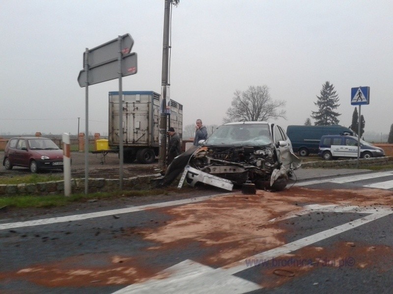 5 osób ucierpiało w wypadku pod Toruniem