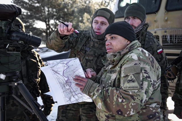 Szkolenia żołnierzy 21. Brygady Strzelców Podhalańskich. W części z sojusznikami US Army.