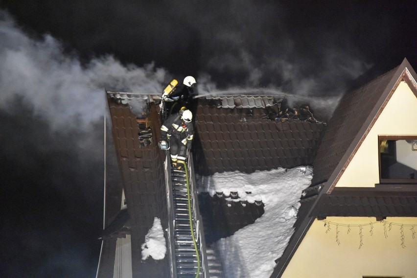 Pożar Bukowina Tatrzańska - 2.02.2019