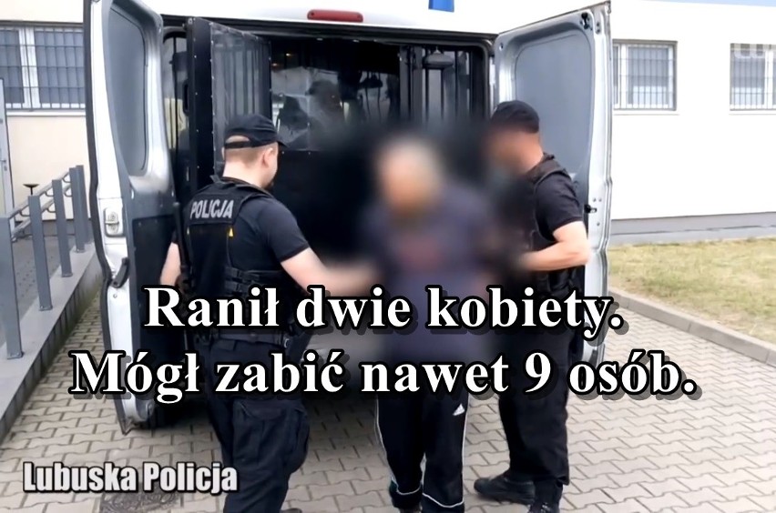 KRYMINALNY CZWARTEK: Szaleniec ranił nożem dwie kobiety, mógł zabić nawet 9 osób. Nożownik został obezwałdniony przez policjantów i świadków