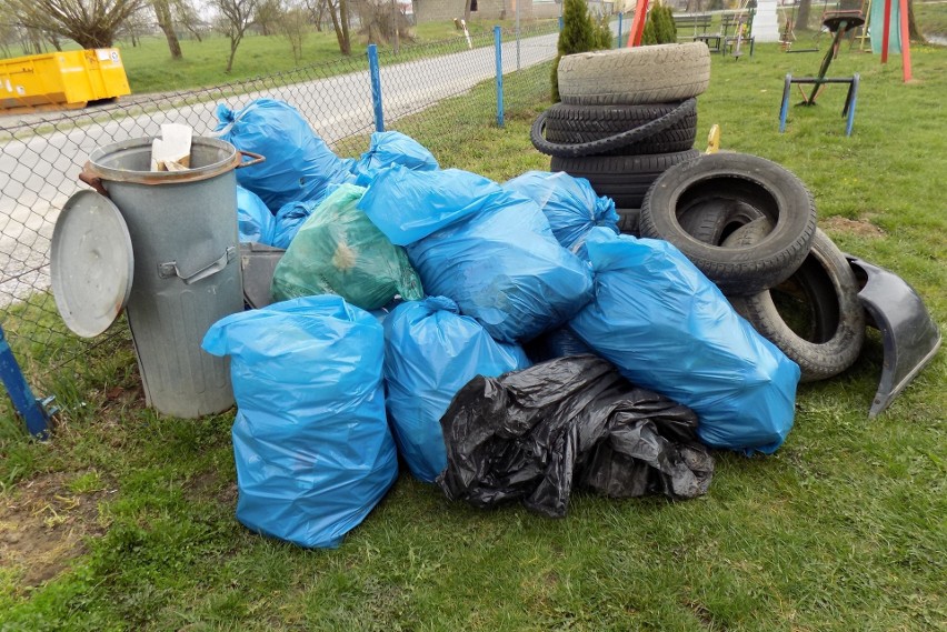 Mieszkańcy Zalesia Gorzyckiego posprzątali swoją miejscowość