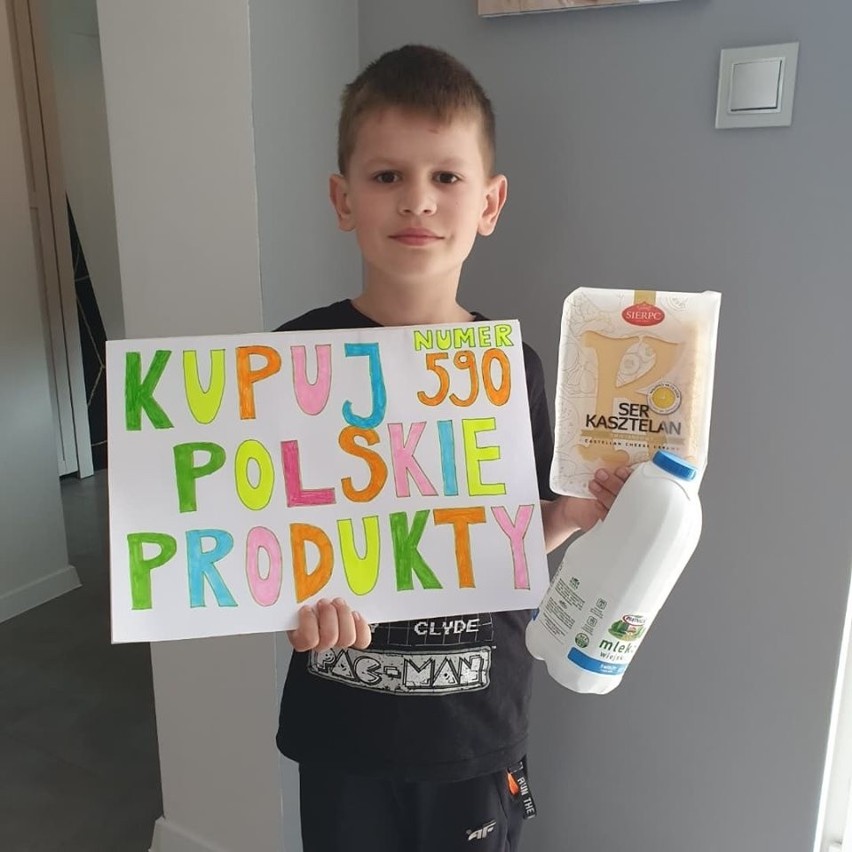 Wspierajmy przedsiębiorców i kupujmy polskie produkty! - zachęcają uczniowie z Koprzywnicy 