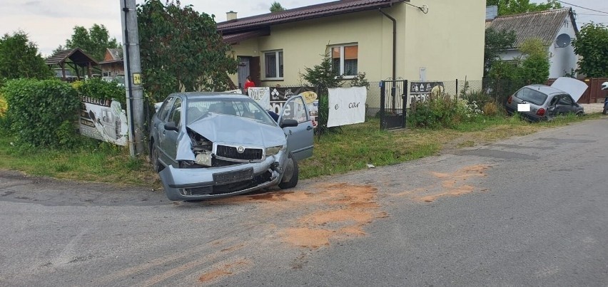 Wypadek w Okrajszowie (gm. Radomsko). Jedna osoba ranna