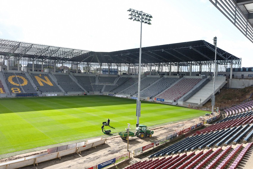 Stadion w Szczecinie.