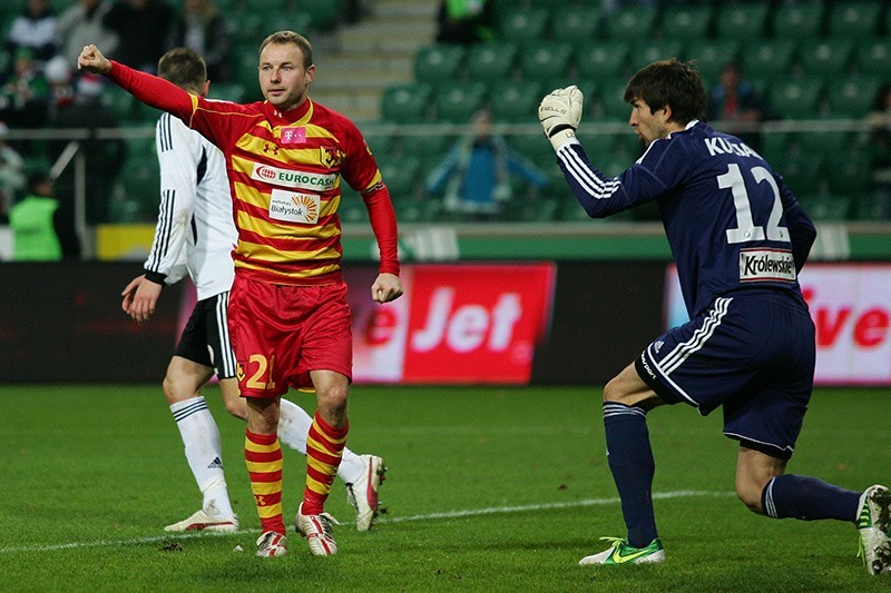 10 listopada 2012: Legia - Jagiellonia 1:2. Białostoczanie...