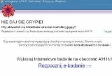 Internetowe "badanie" na świńską grypę