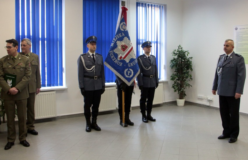 W Komendzie Miejskiej Policji w Grudziądzu odbyła się...
