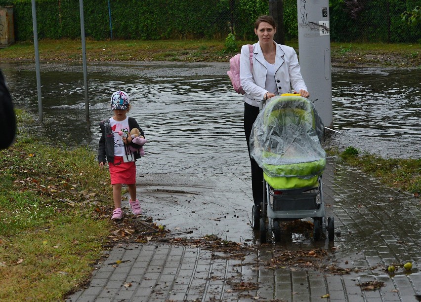 Bydgoskie ulice znów zalane