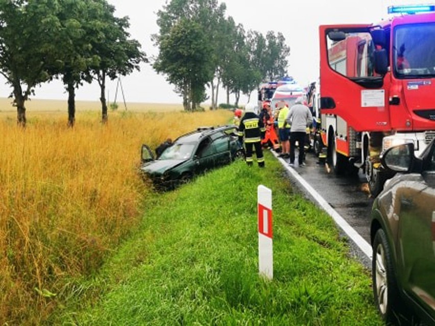 Wypadek na DK 11 na trasie Koszalin - Bonin