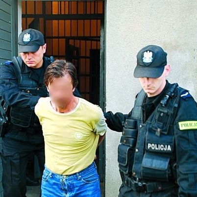 Krzysztof B. został zatrzymany po policyjnej obławie....