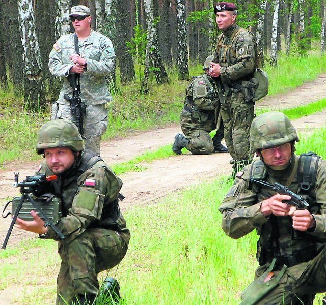 Rezerwiści ćwiczyli w ramach WOT z amerykańskimi żandarmami