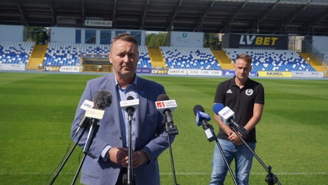 Prezydent Mielca Jacek Wiśniewski zapewnił o dobrej współpracy władz miasta i klubu