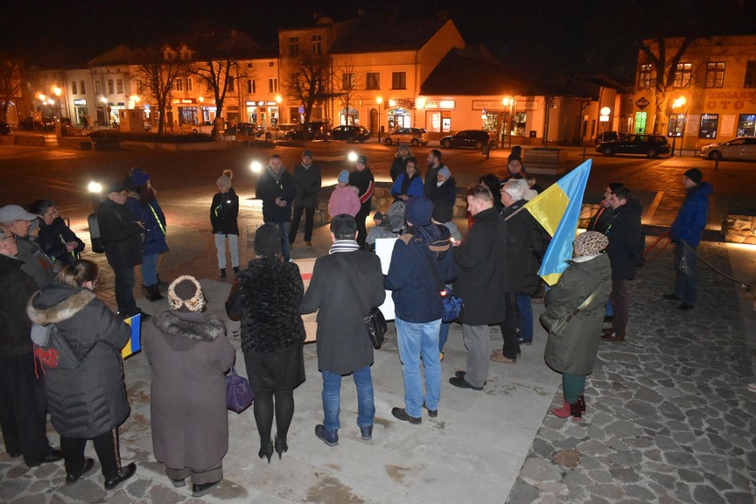 Podczas demonstracji w Olkuszu kilkadziesiąt osób wyraziło...