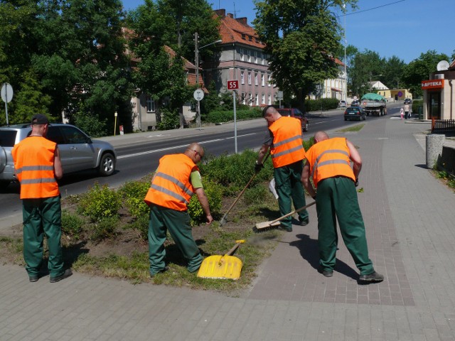 Skazanych ze sztumskiego więzienia często spotkać można przy pracy za murami Zakładu Karnego