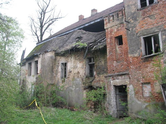 Zamek w Łące Prudnickiej.