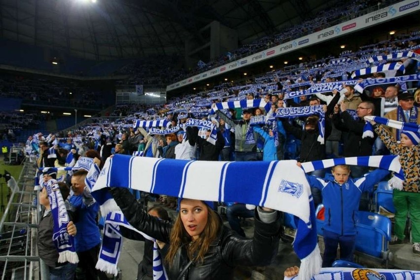 Stadion Lecha zamknięty? Policja chce kar za sobotnią oprawę