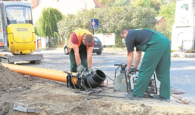 Gazociąg idzie w stronę Przedsiębiorstwa Energetyki Cieplnej.