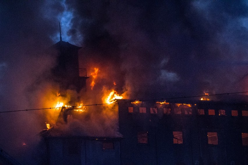 Pożar młyna na Nadolniku