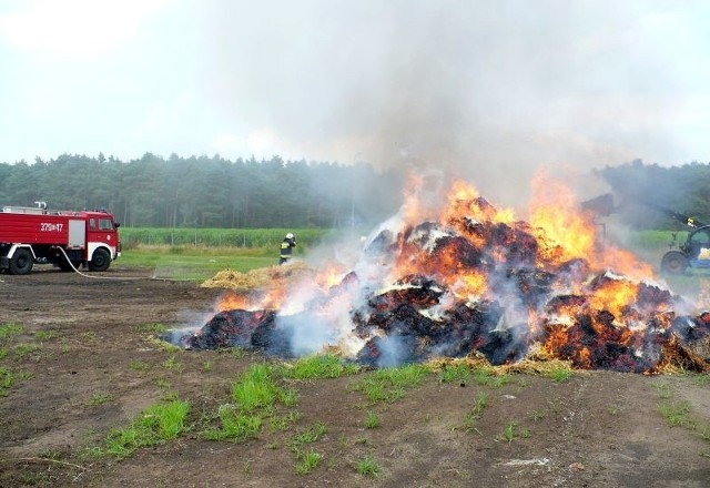 Na zachodnich rogatkach Przytocznej zapaliła się przyczepa ze słomą. Pojazd zablokował drogę nr 24 ze Skwierzyny do Pniew i dalej do Poznania.