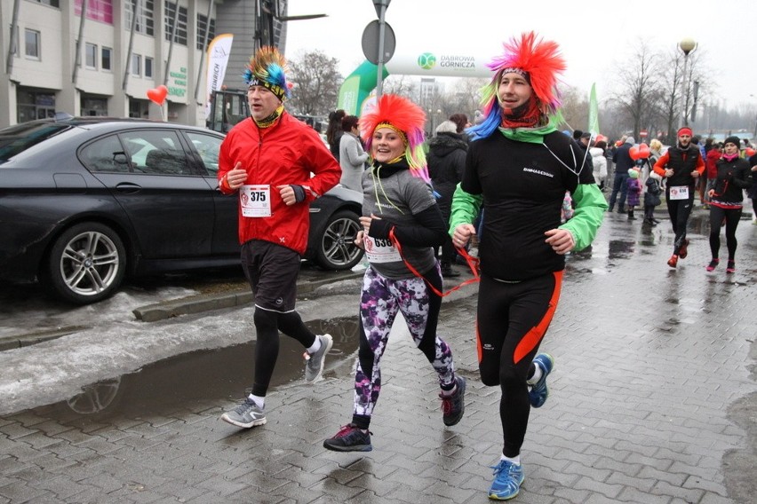 Bieg Walentynkowy 2017 w Dąbrowie Górniczej