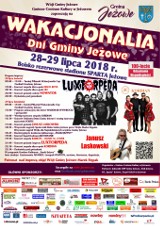 Wakacjonalia 2018 - Dni Gminy Jeżowe. Gwiazdą będzie Lux Torpeda