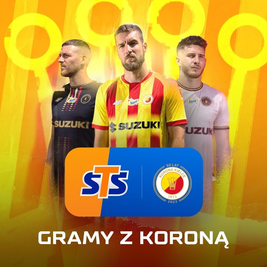 Korona Kielce ma nowego sponsora. Został nim największy bukmacher w Polsce - STS. Znamy szczegóły współpracy