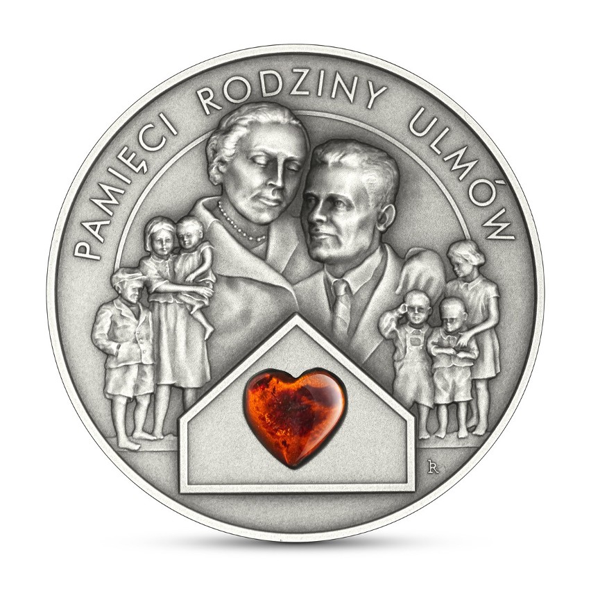 22 lutego emisja srebrnej monety kolekcjonerskiej Rodziny Ulmów