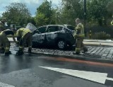 Pożar samochodu w Gliwicach! Pojazd spłonął doszczętnie...