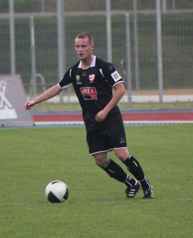 Marcin Gałązka to jeden z zawieszonych piłkarzy, których trener Krzysztof Przytuła wystawił w meczu z Mrągowią