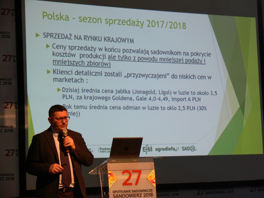 W hali Widowiskowo - Sportowej w Sandomierzu trwają 27 Spotkania Sadownicze  