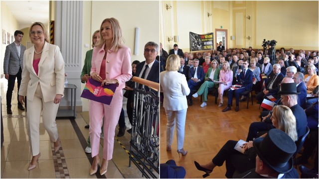 Podczas spotkania z minister Anną Moskwą aula MCSN  była wypełniona do ostatniego miejsca